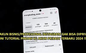 Cara Beralih Akun Profesional Ke Akun Pribadi